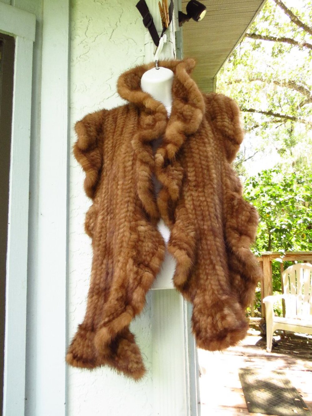 Linda Richards Luxury Fur Stole Genuine Fur - Picture 2 of 15